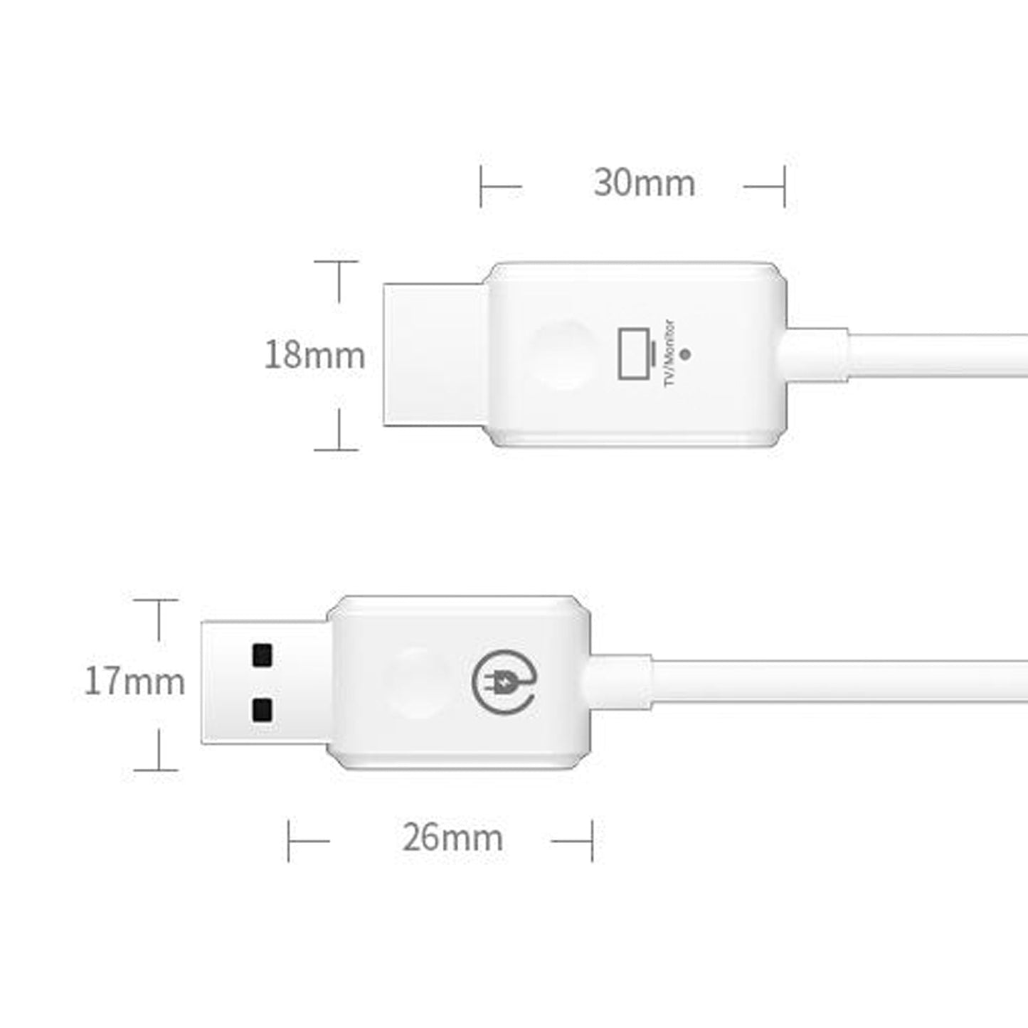 50M Wireless HDMI Type-C Extender Video Transmitter Receiver for PC Phone To TV