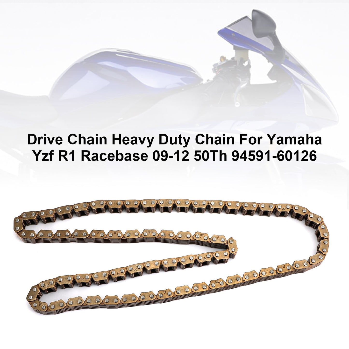 2009–2012 Yamaha Yzf R1 Racebase 50th 94591–60126 schwere Steuerkette
