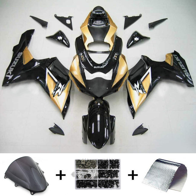 Amotopart Suzuki GSXR 600/750 2011-2022 K11 kit carénage carrosserie plastique ventre