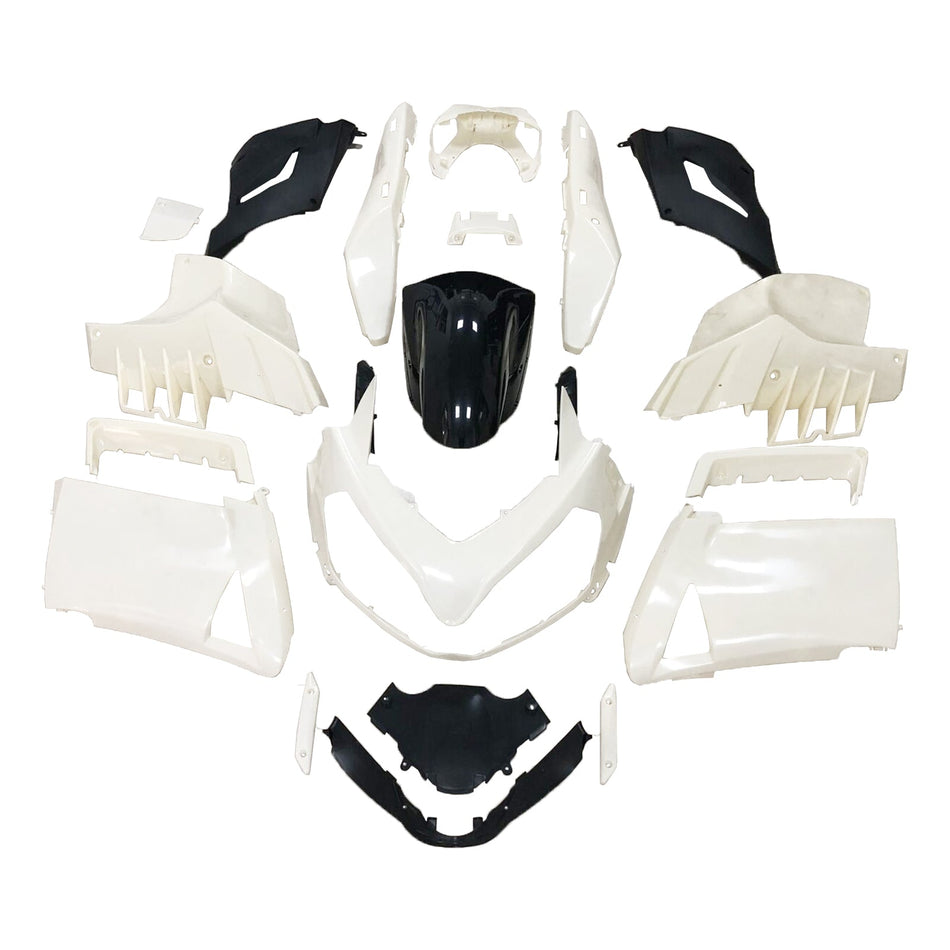 Amotopart Kawasaki GTR1400 ZG1400 2007-2009 Verkleidung Spritzguss unlackiert
