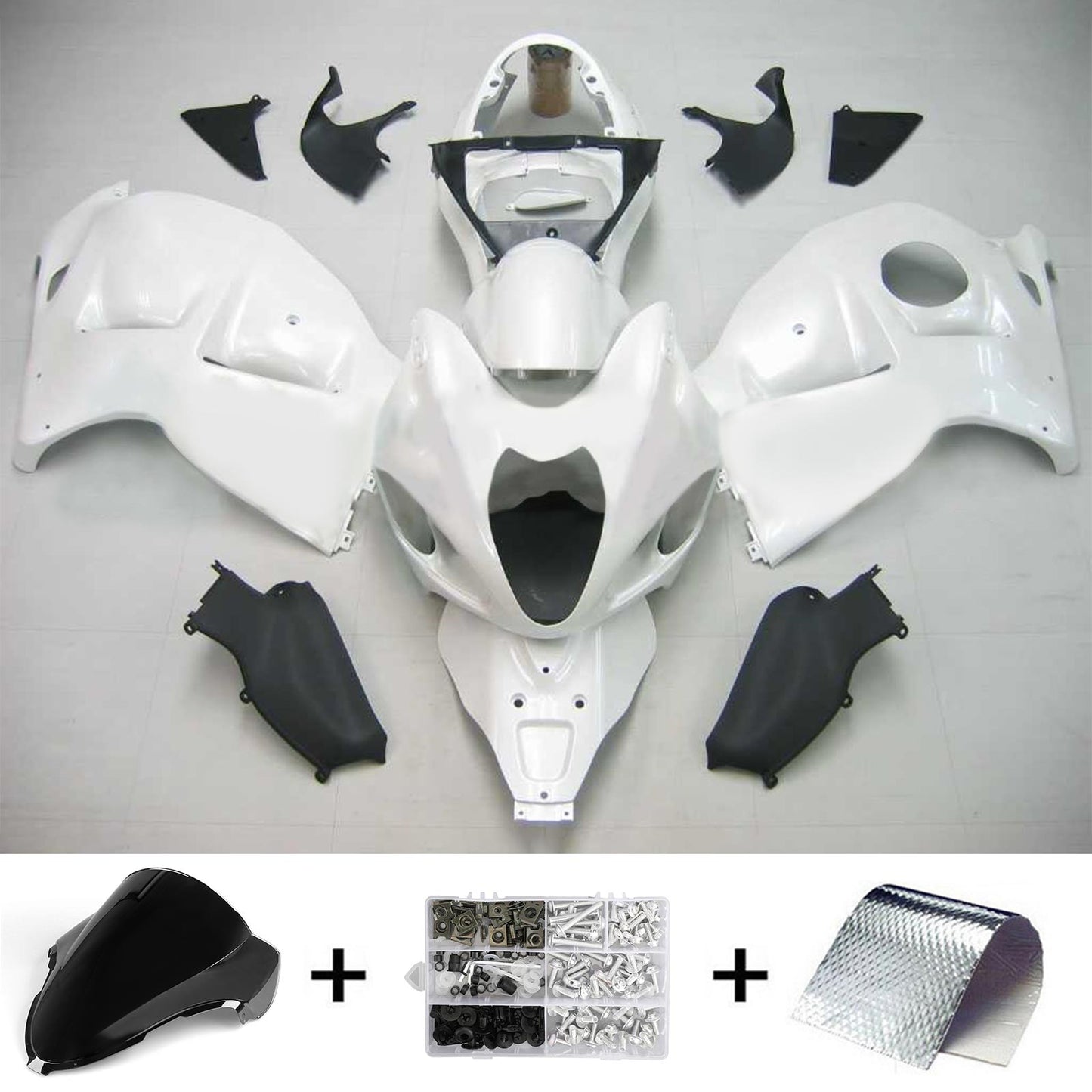 Amotopart Suzuki Hayabusa GSXR1300 1999-2007 Verkleidungskit Karosserie Plastik