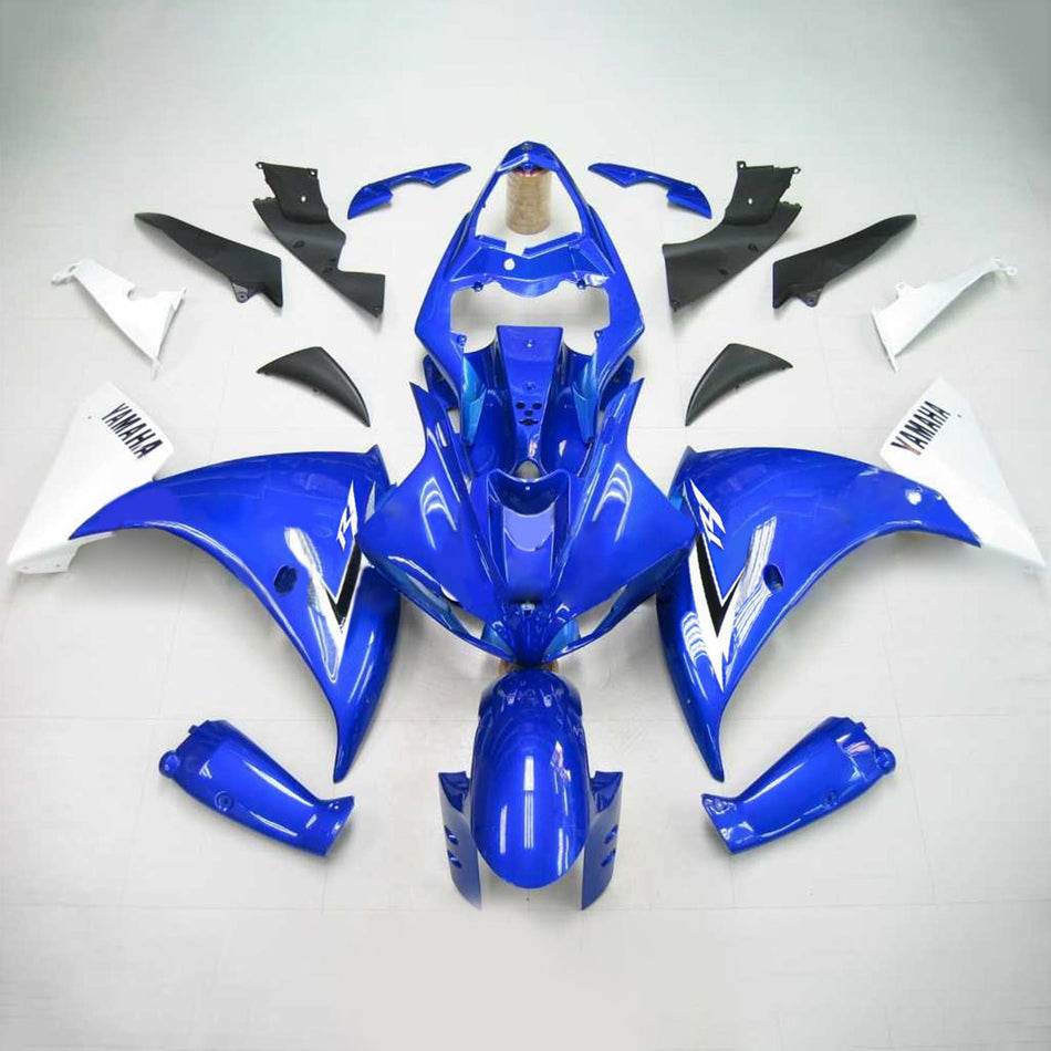 Amotopart Yamaha 2009-2011 YZF 1000 R1 Kit de carénage bleu