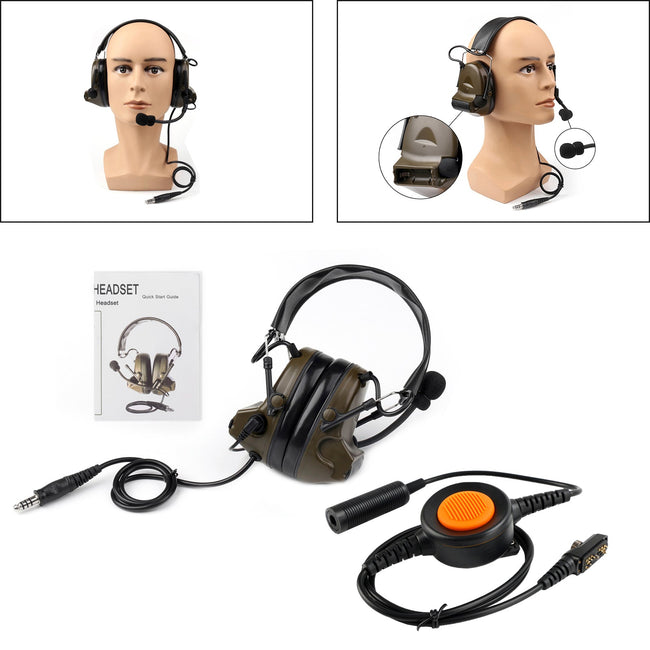 Z Tactical H50 Headset für Hytera PD780/780G/700/700G/580/788/782/785 Radio