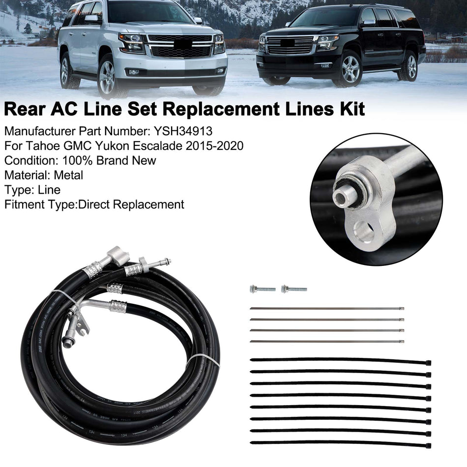 2015–2020 Chevrolet Tahoe Heck-/Aux-AC-Leitungsset #YSH34913