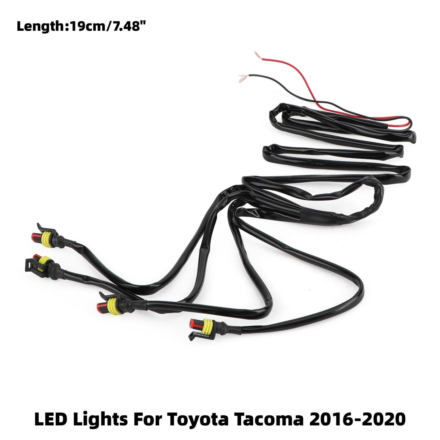 4PCS/SET LED-Leuchten Anpassungsanpassung vorderer Stoßstange Kühlergrill Tacoma 2016-2020 PT228-35170 Clear Generic