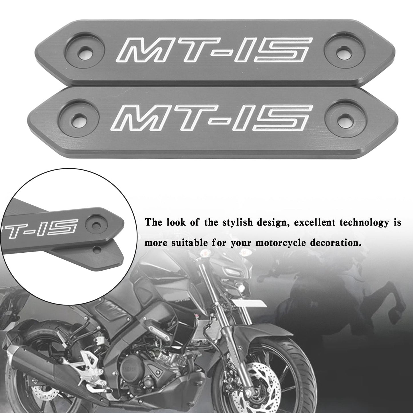 Aluminiumlegierung Accessoires Körperschutz für Yamaha MT 15 MT-15 MT15 2018-2020 Generic