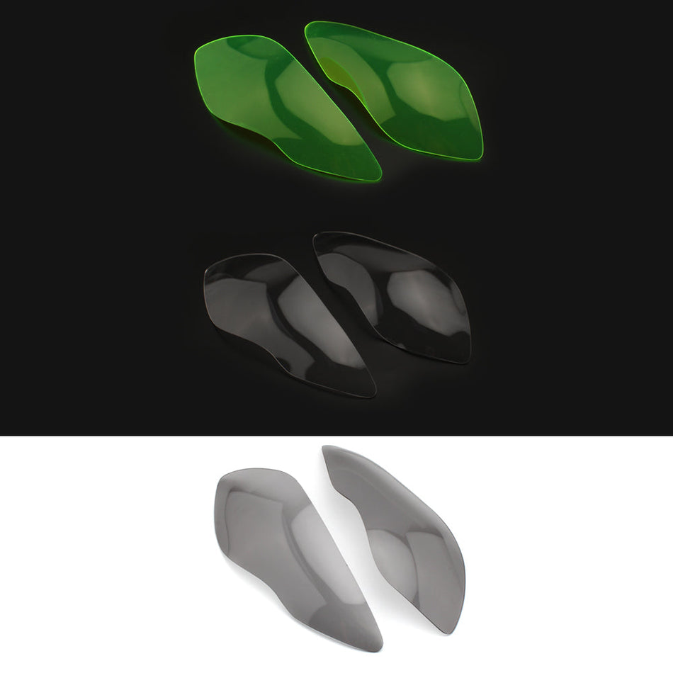 Schutzabdeckung für Vordere Scheinwerferlin, Passend für Kawasaki ZX-636R ZX-6R 09-18 Rauch Generikum