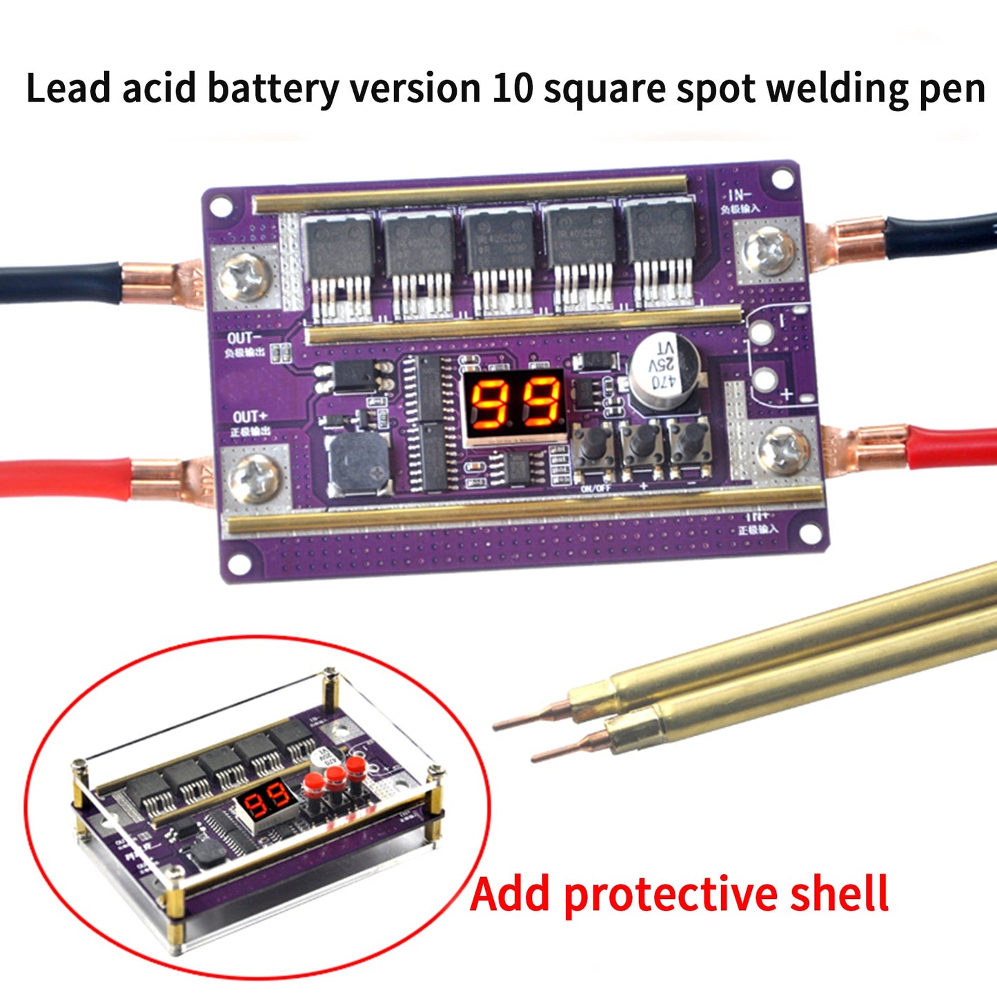 99 engrenages de puissance réglable Mini Spot Welder Control Board Kit de bricolage