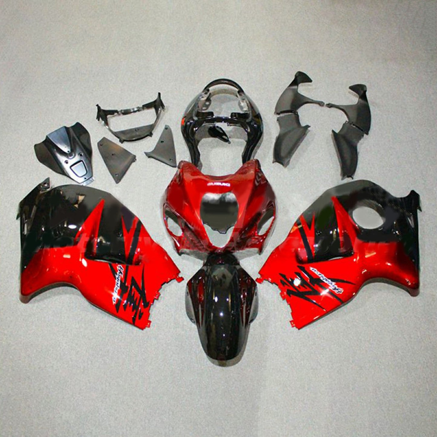 Amotopart Verkleidungsset für Suzuki Hayabusa GSX1300R 1999–2007, Karosserie, Kunststoff, ABS