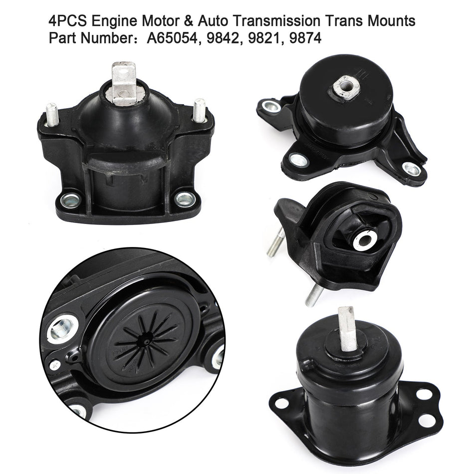 4 pièces moteur moteur et Transmission de voiture pour Honda Accord 2.4L 2013-16 générique