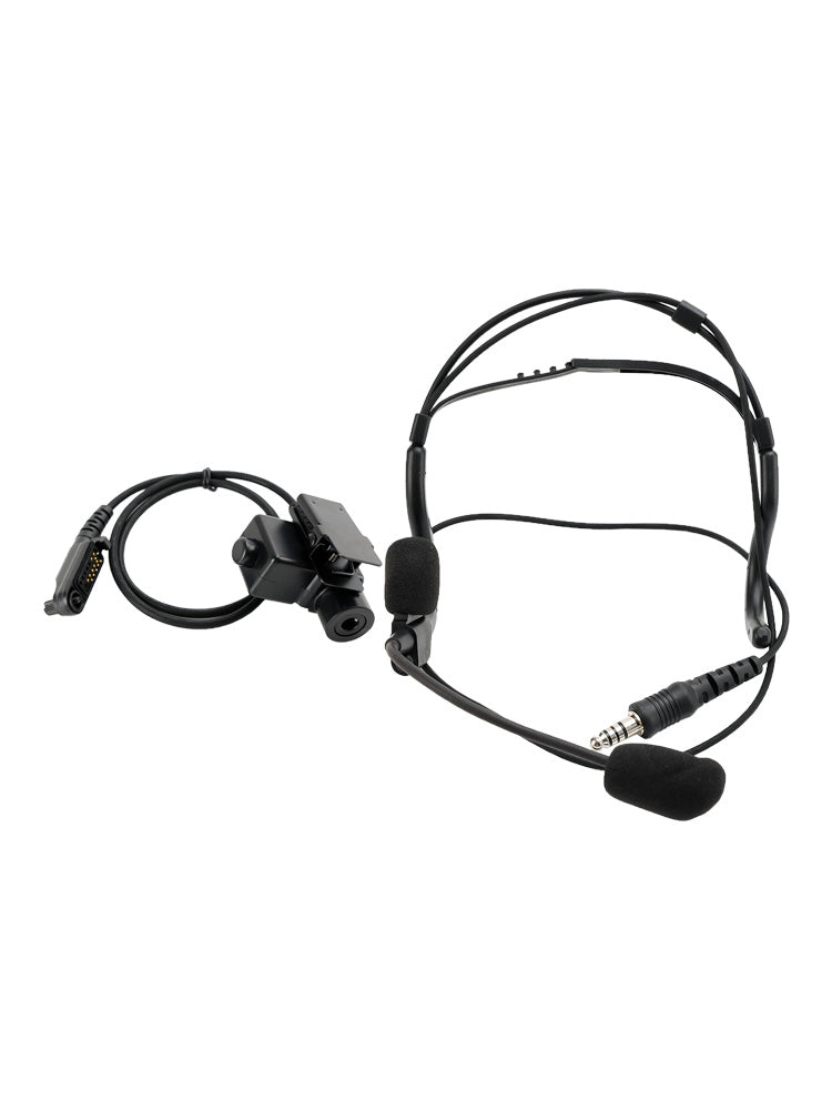 7,1-C8 Hinten Montieren Stecker Taktische Headset 6Pin U94 PTT Für HYT PD682g PD662g PD665