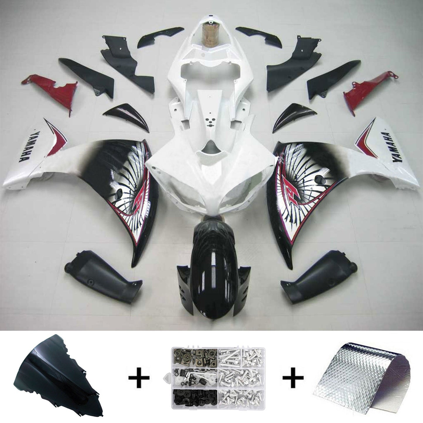 Amotopart Yamaha 2009-2011 YZF 1000 R1 Abzugskit