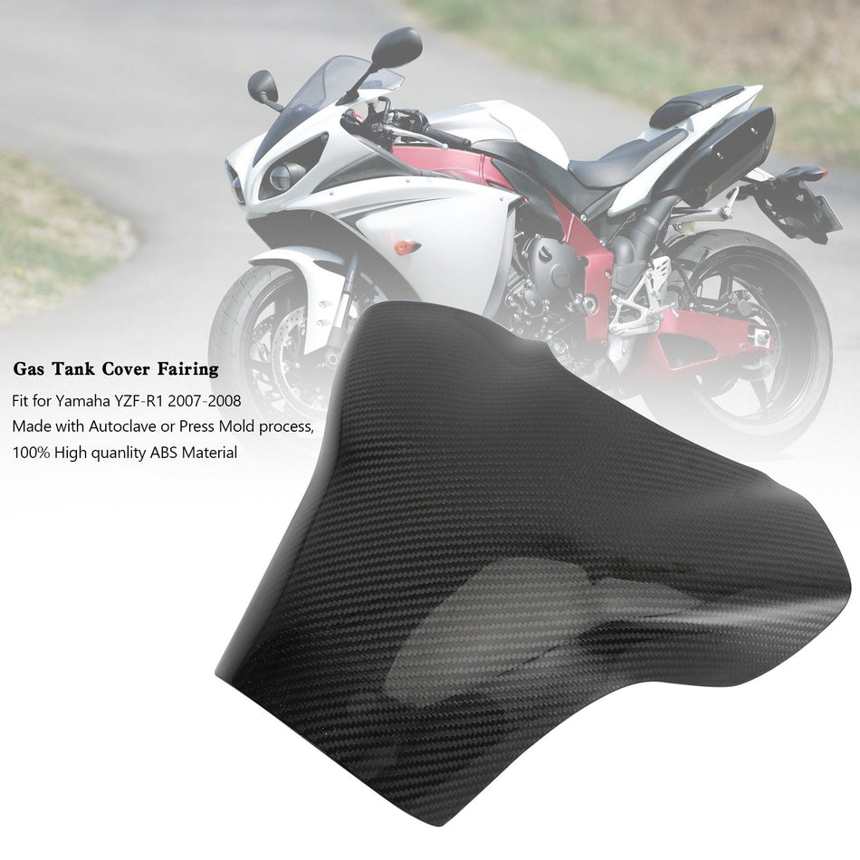 Yamaha YZF-R1 2007–2008 Carbon Tank Cover Panel Verkleidungsschutz