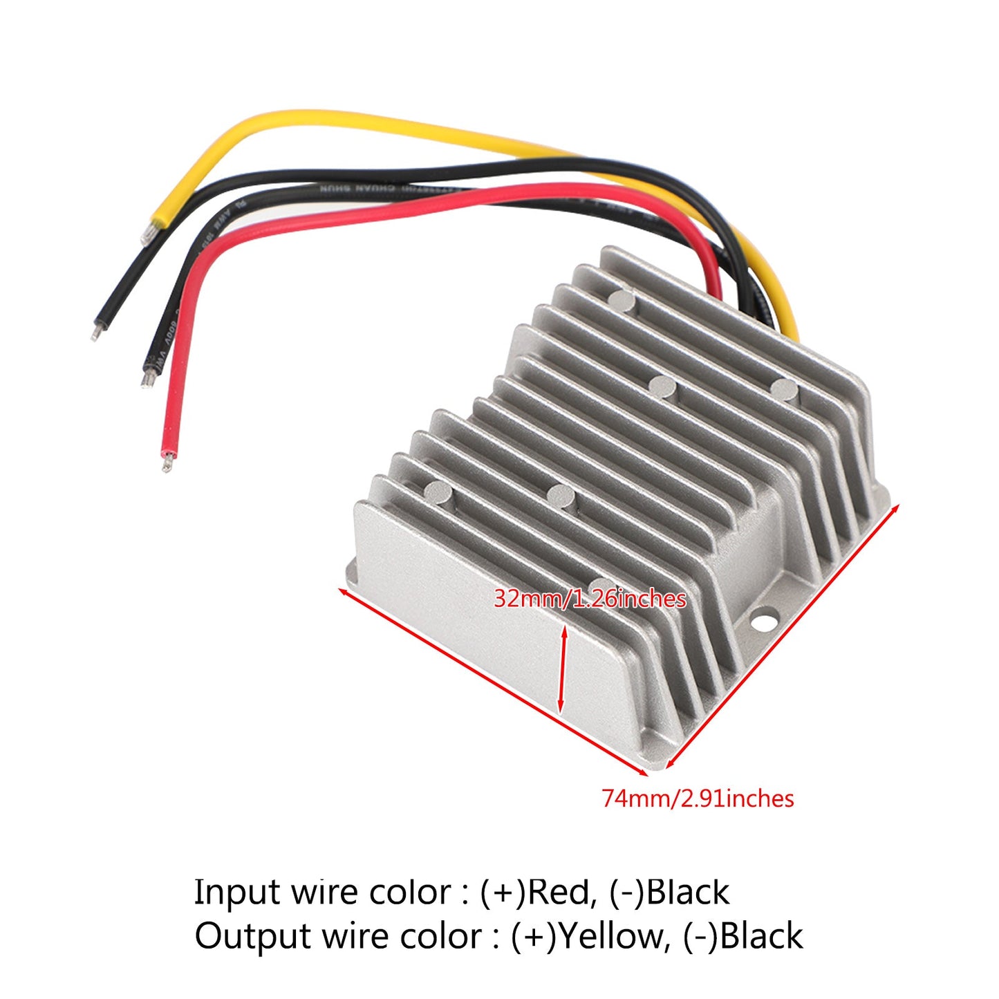 Convertisseur abaisseur 24V 15A vers convertisseur 13.8V DC-DC régulateur de tension 207W