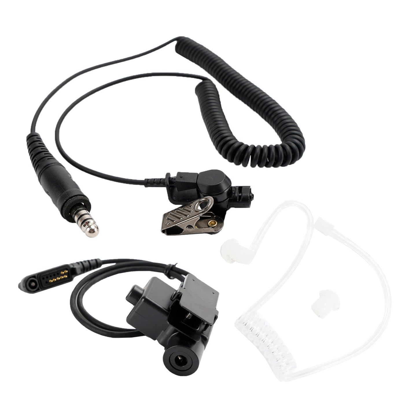 Für HYT PD680 PD685 X1E X1P 6-Pin U94 PTT 7.1-A3 Single Transparent Tube Headset