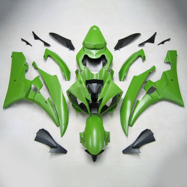 Amotopart Yamaha 2006-2007 YZF 600 R6 Green Fearing Kit