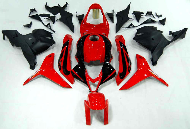 Amotopart 2009-2012 CBR600RR Honda Verkleidung Red & Black Kit