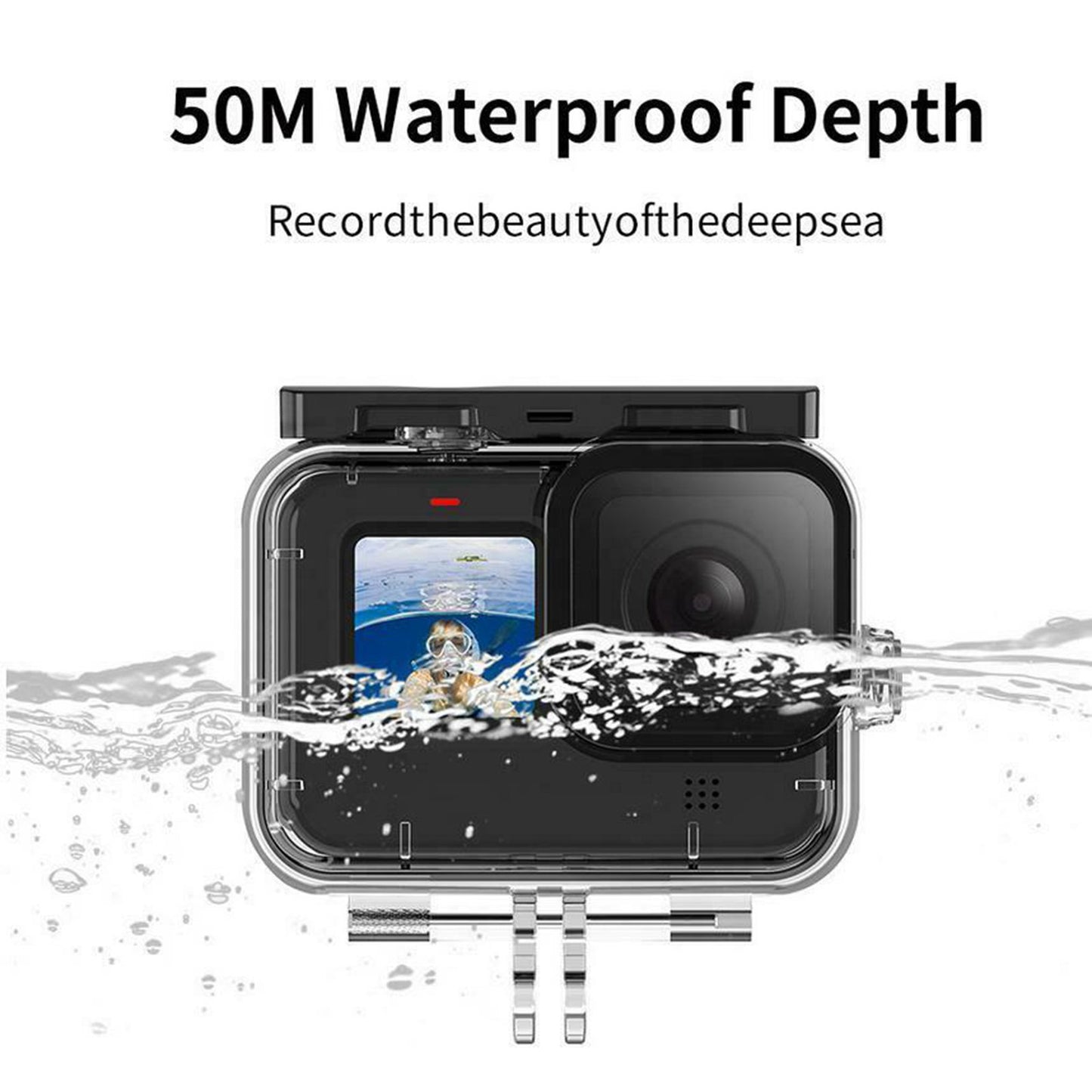 Waterproof Housing Diving Cover Camera Filters Set Passt für Gopro 9/10
