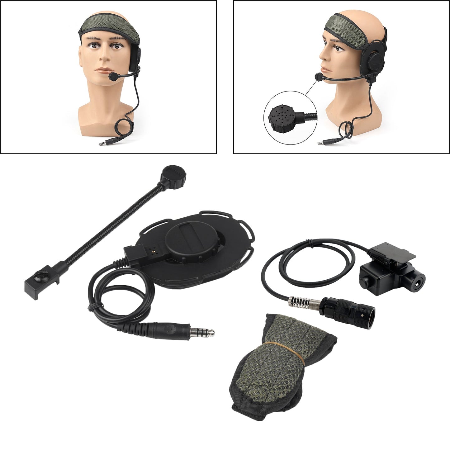 Z Tactical HD03 Bowman Elite II Headset für AN/PRC-152 AN/PRC-148 U329 Radio