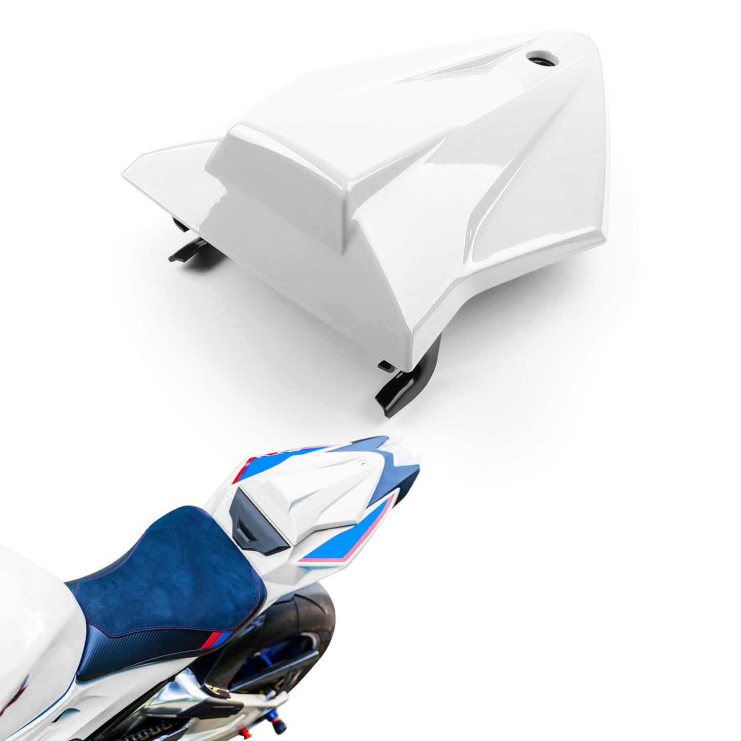 Housse de siège arrière de passager en plastique ABS pour BMW S1000RR K46 2015-2018