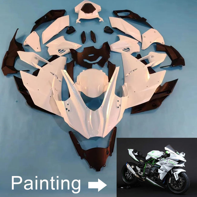 Amotopart Verkleidungsset für Kawasaki Ninja H2 2015–2022, Karosserie, ABS