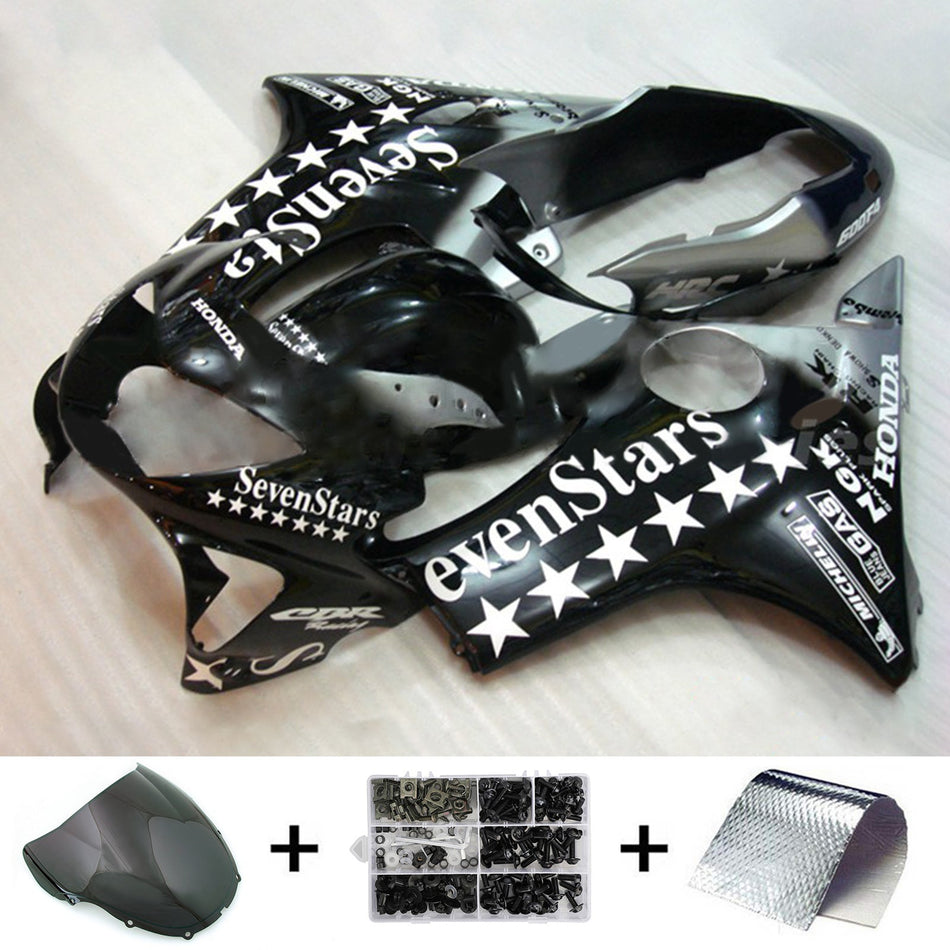 Amotopart Honda CBR600 F4 1999–2000 Verkleidungsset, Karosserie, Kunststoff, ABS