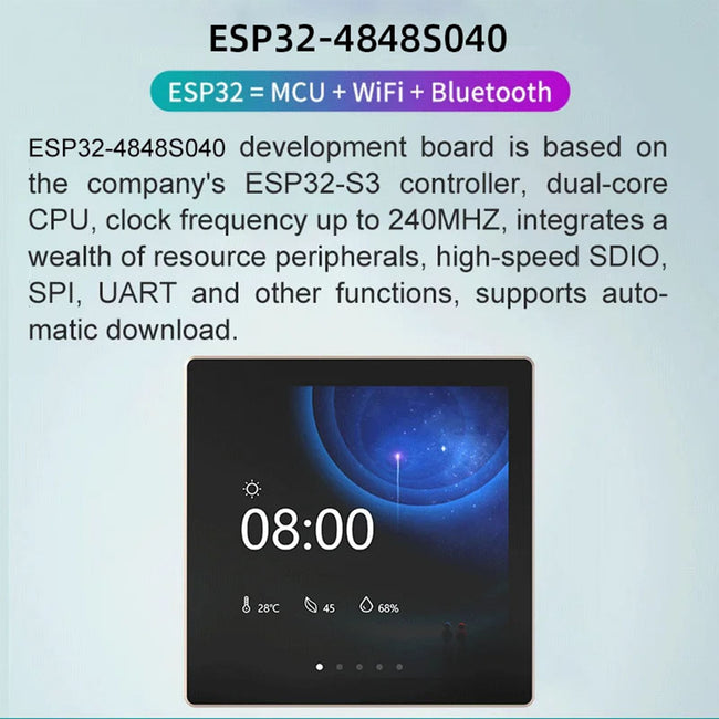 ESP32-S3 Entwicklungsboard 4-Zoll-IPS-Touchscreen LVGL 86 Box Dual-Core-CPU