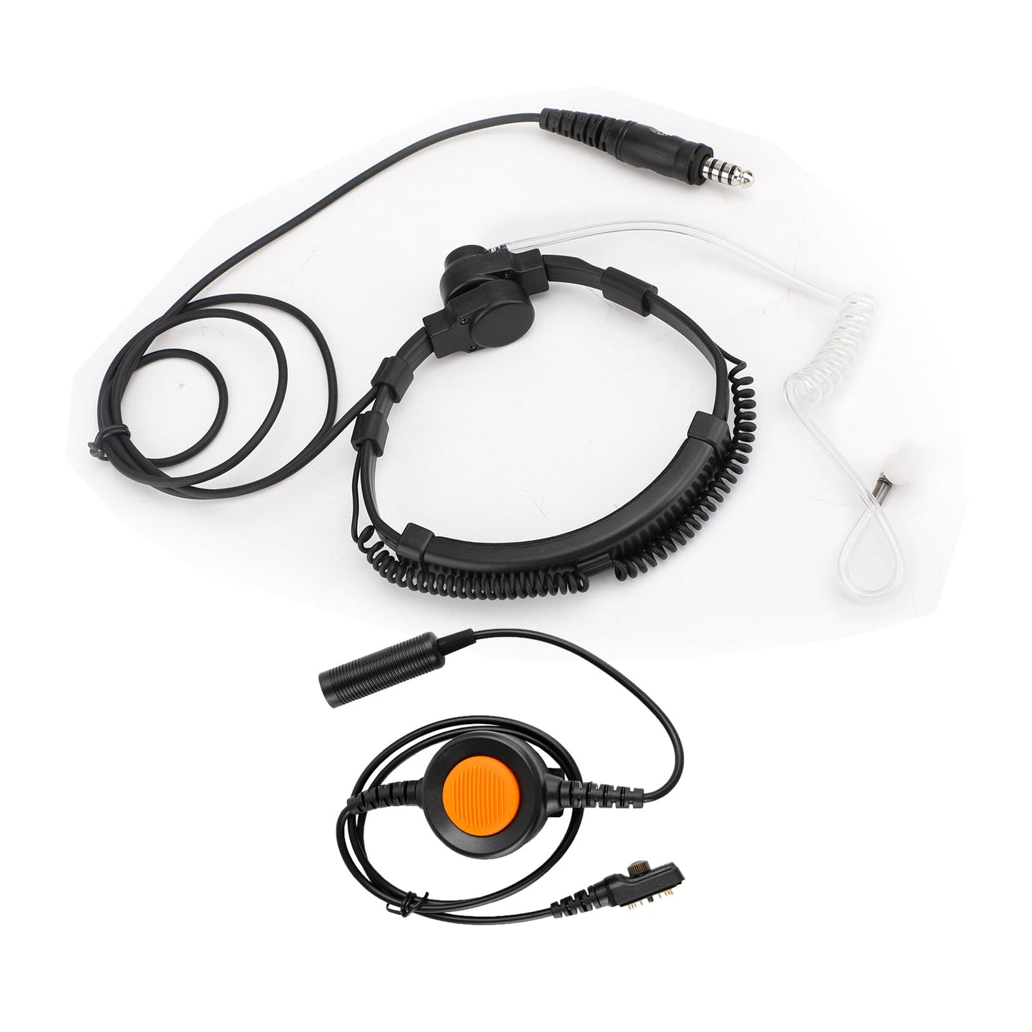 7,1 mm Big Plug Tactical Throat Headset 6-Pin U94 PTT für Hytera PD780/700G/580