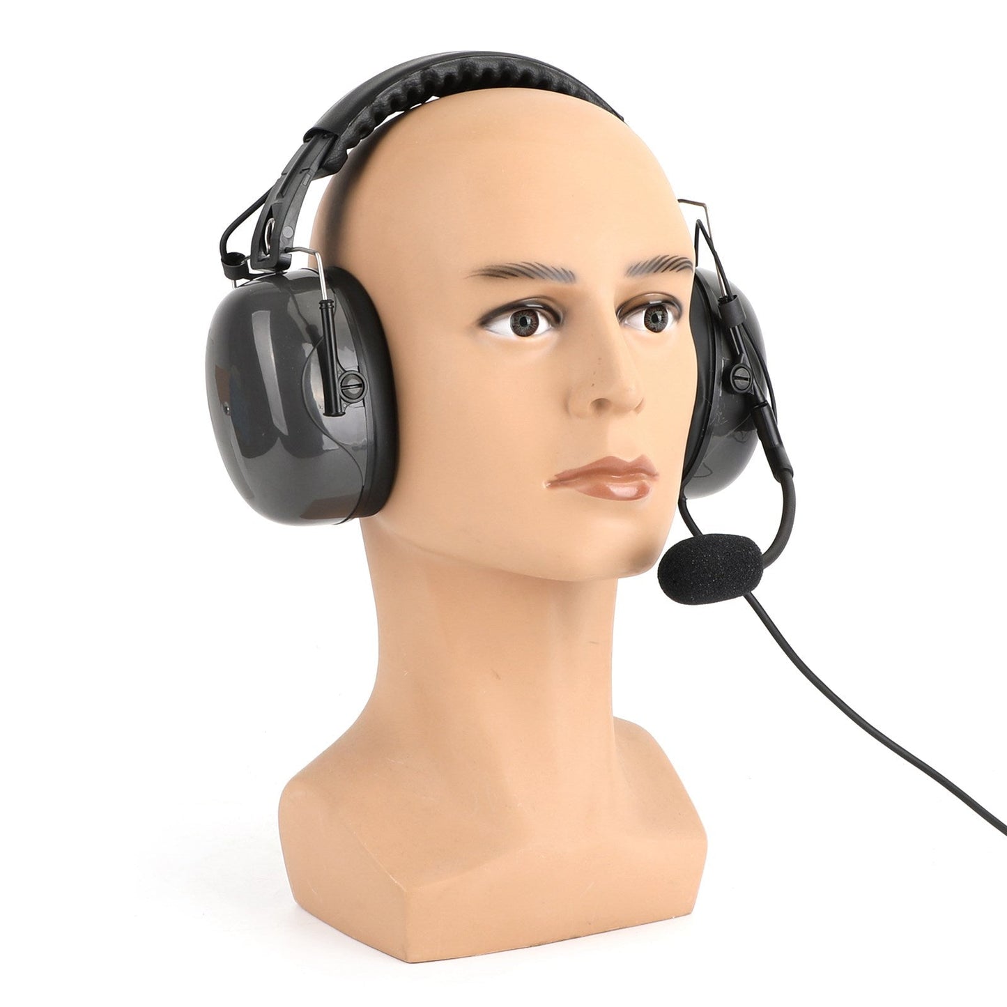 Einstellbares Headset mit Geräuschunterdrückung, passend für Kenwood BaoFeng TK3107 TK3207