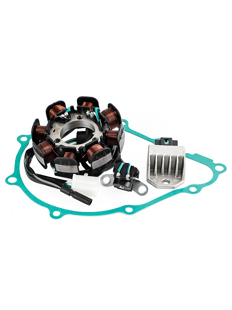 Magneto-Stator + Spannungsgleichrichter + Dichtung für Honda CRF150F 06–17 31120-KPT-A01