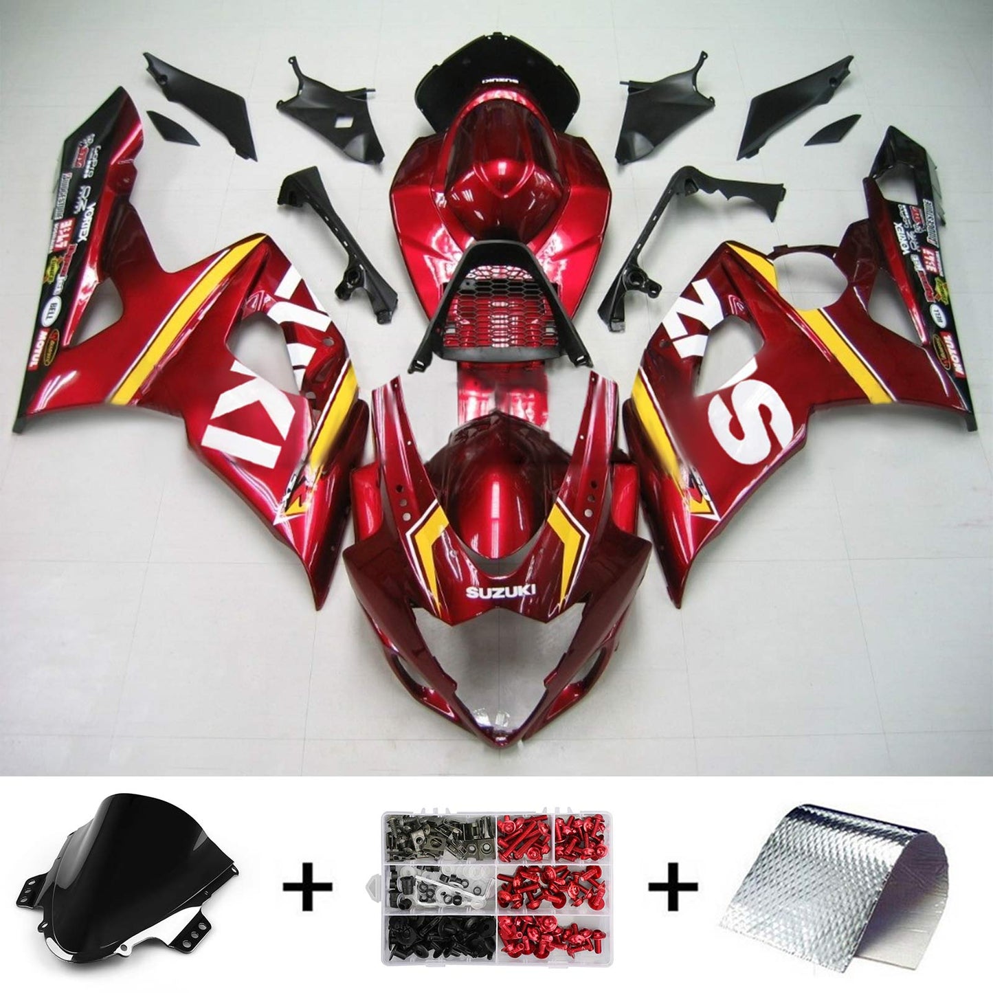 Amotopart Suzuki GSXR1000 2005-2006 Verkleidungskit