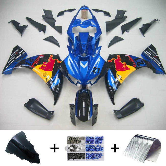 Injektionsverkaufskit Karosserie Kunststoff ABS fit für Yamaha YZF 1000 R1 2009-2011