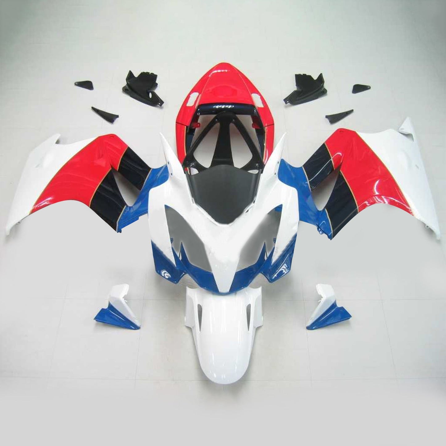 Amotopart 2002-2012 Honda VFR800 Kit de carénage multicolore