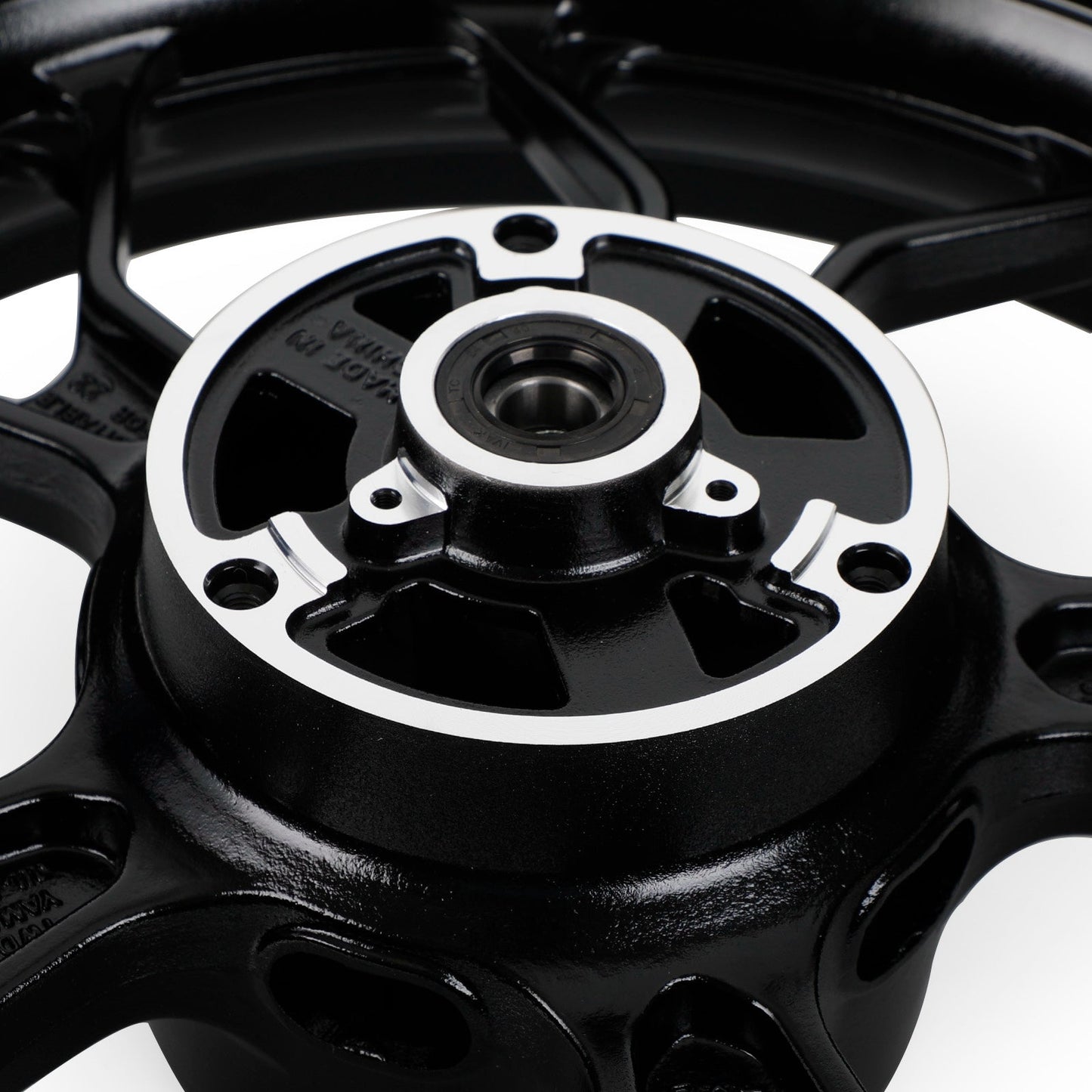 Komplette schwarze Hinterradrand für Yamaha YZF-R3 YZF R3 2015-2022 Neue Generika