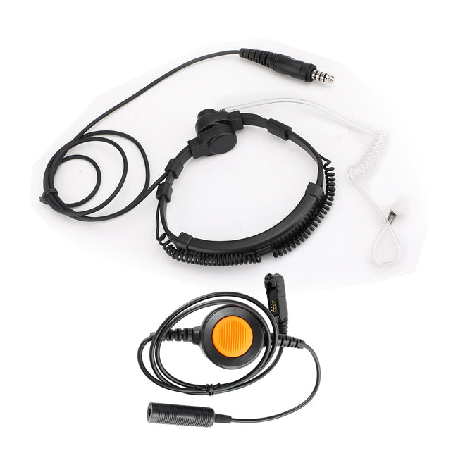 7,1 mm Big Plug Tactical Throat Headset 6Pin U94 PTT für E8600/8608/8268 IMTP3100