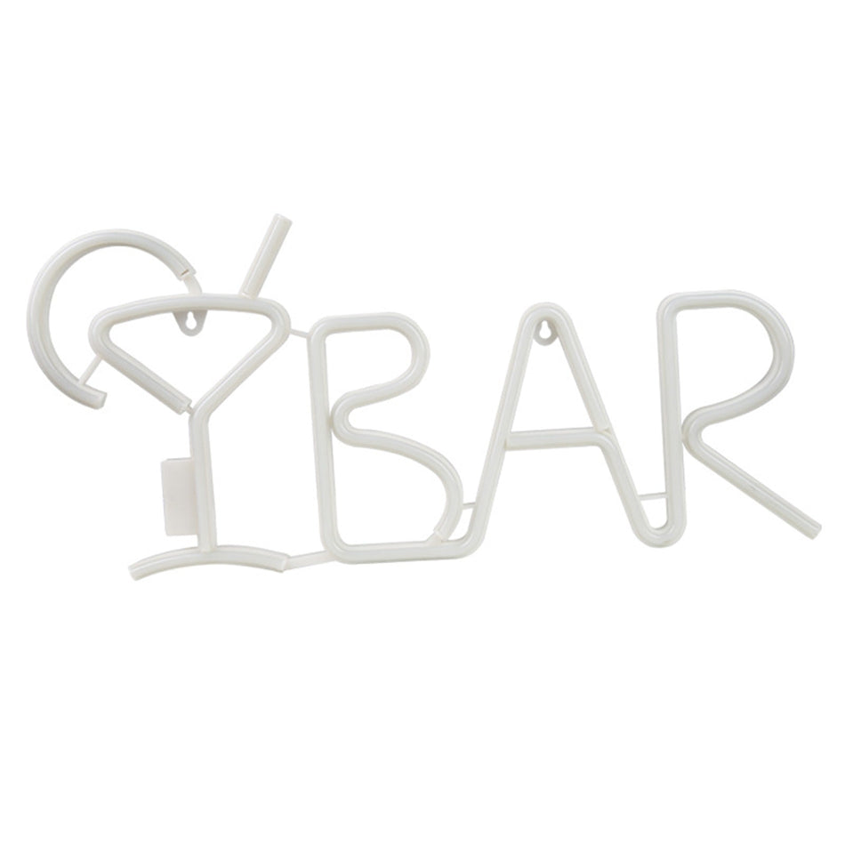 BAR Leuchtreklame Licht LED Saft Brief Neonr?hre Party Nachtlicht Lampe Fedex Express