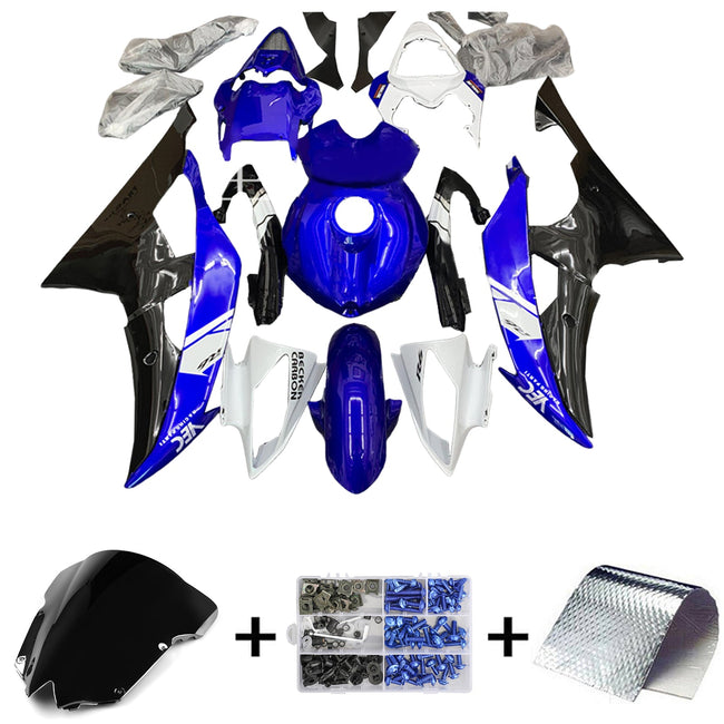 Amotopart Verkleidungsset für Yamaha YZF 600 R6 2008–2016, Karosserie, Kunststoff, ABS