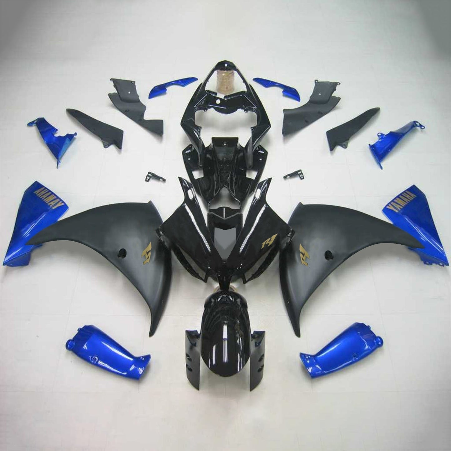 Amotopart Yamaha 2012-2014 YZF 1000 R1 Schwarzblau Abzugskit