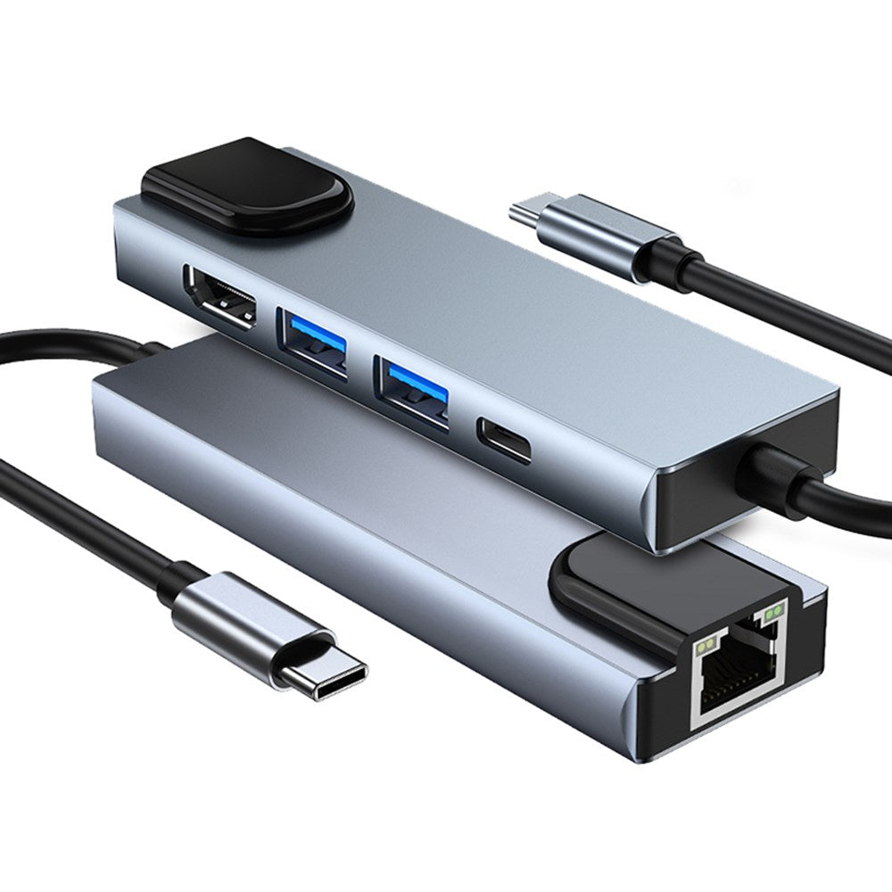 USB C PD HUB Dock Bracket Design Extension 5 6 12-en-1 HD pour Mac PC