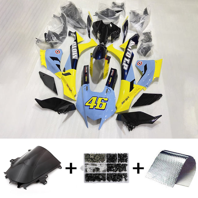 Amotopart Yamaha YZF R1 2020–2024 Verkleidungsset, Karosserie, Kunststoff, ABS