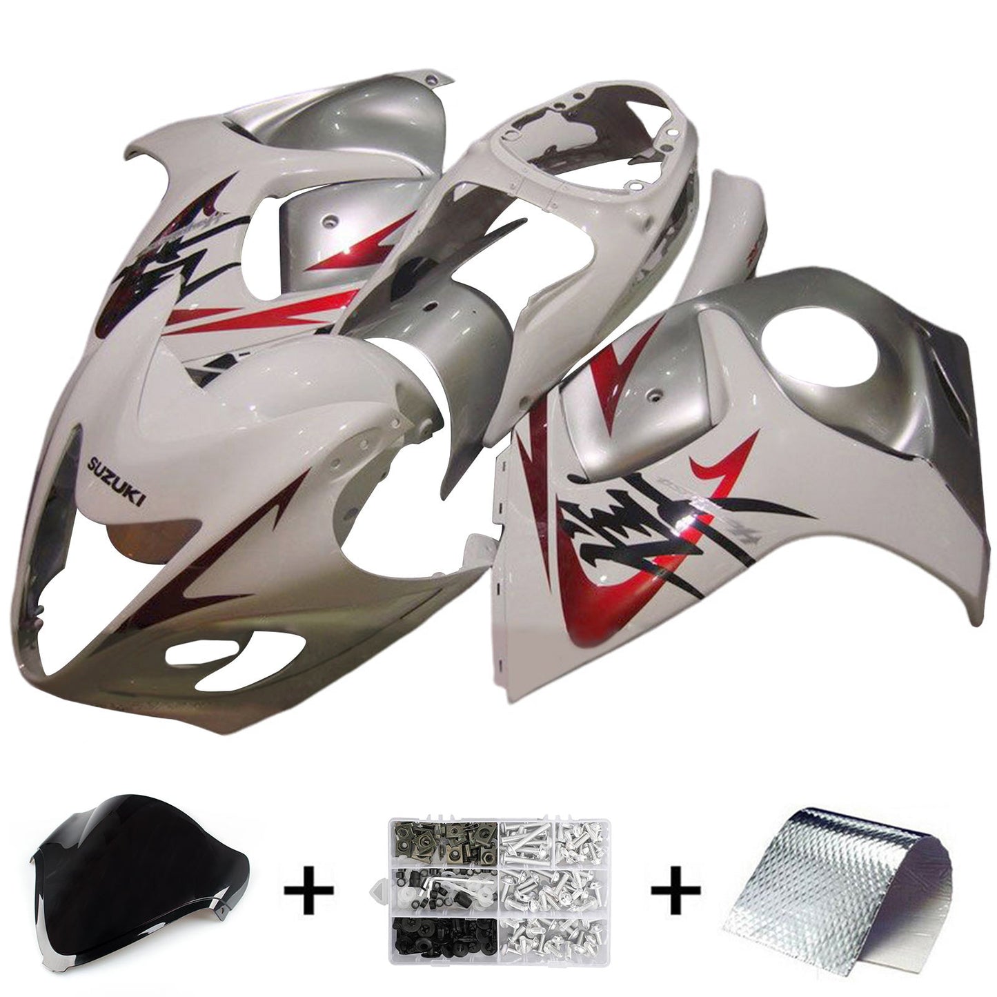 2008–2020 Suzuki Hayabusa GSX1300R Einspritzverkleidungs-Set, Karosserie, Kunststoff, ABS