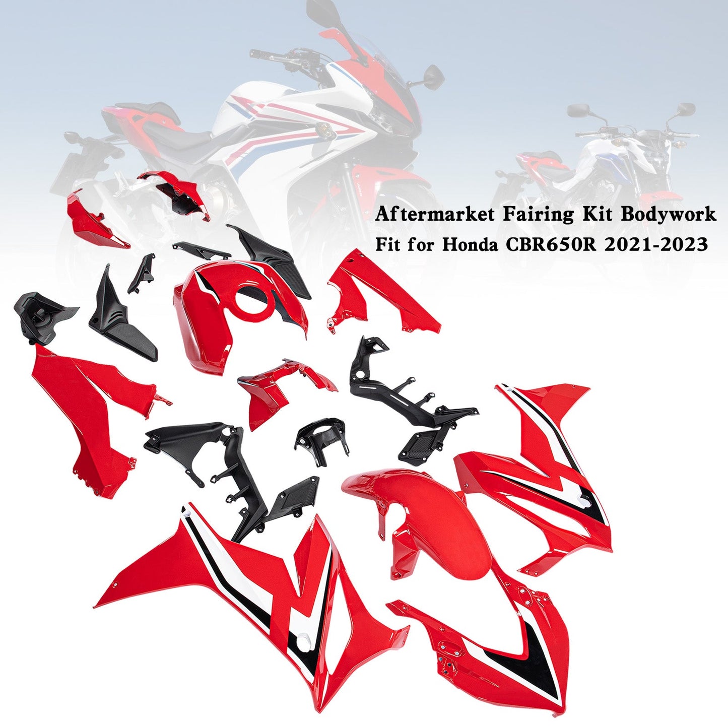 Honda CBR650R 2021-2023 Verkleidungsset ABS-Kunststoffspritzguss