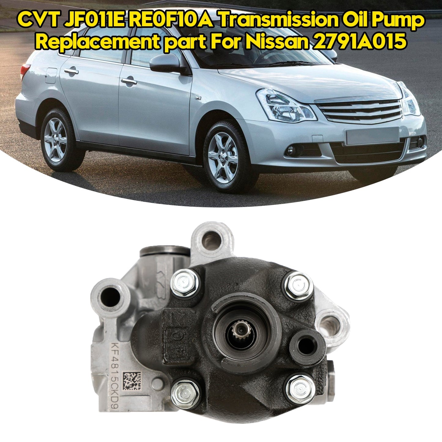 Jeep Patriot 2006-2017 CVT JF011E RE0F10A Transmission Oil Pump Replacement part 2791A015