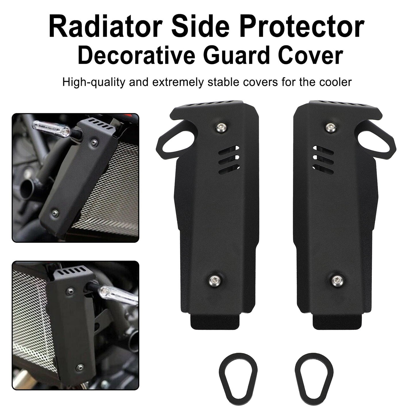 Cache de protection de bouclier latéral de radiateur pour Yamaha MT-07 FZ-07 2021-2022 Generic