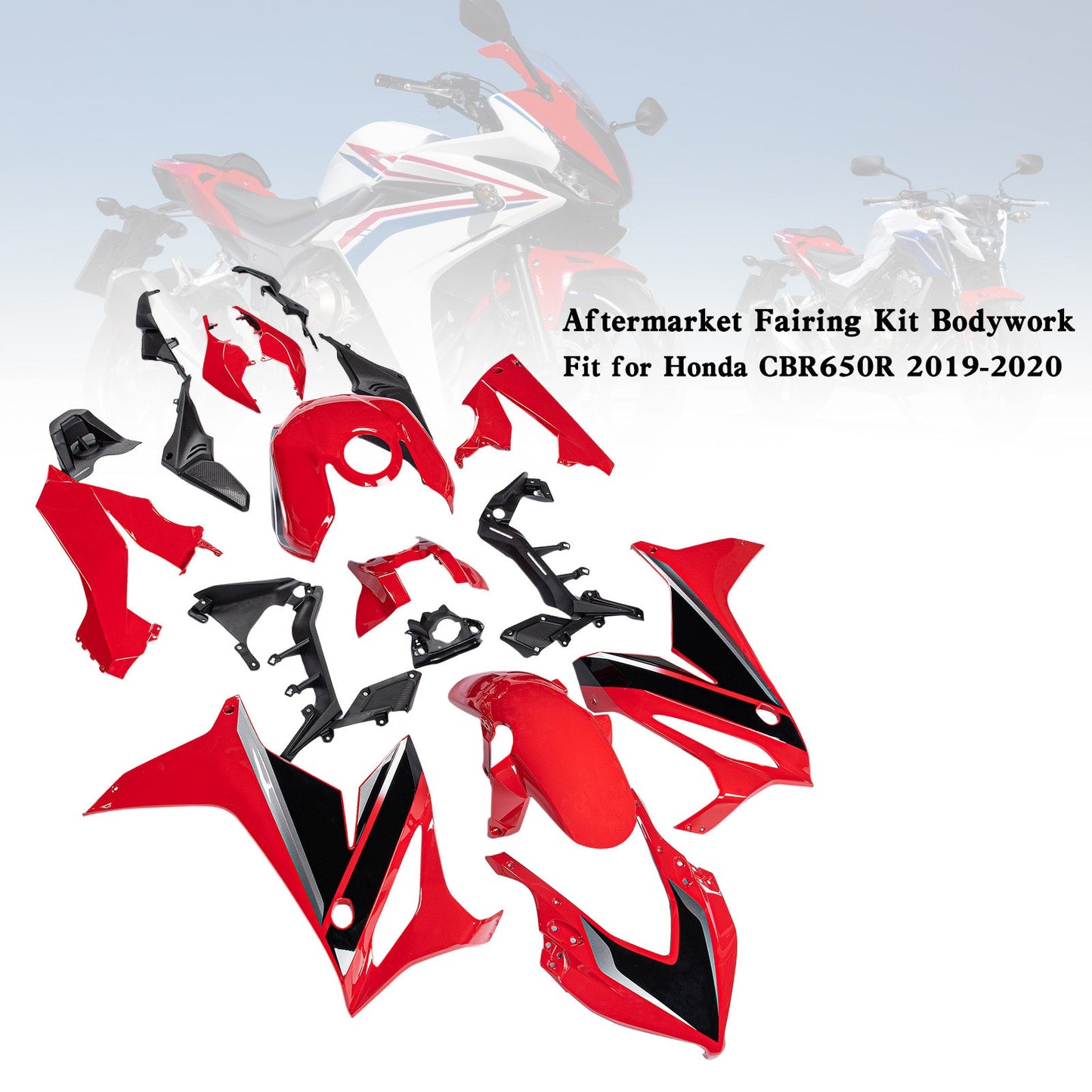 Honda CBR650R 2019–2020 Verkleidung, ABS-Kunststoff-Spritzguss