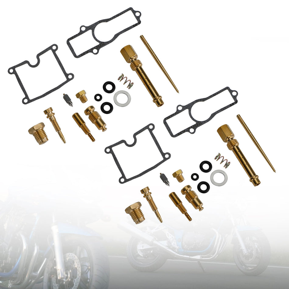 2X 1980-1983 Kawasaki Z400 KZ400FX KZ550 GPZ550 Kit de reconstruction de carburateur