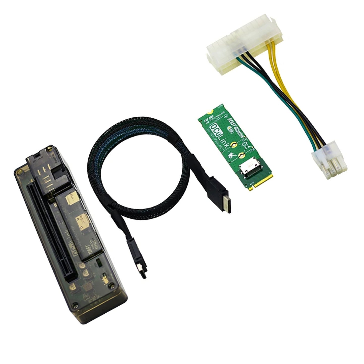 PCI-E X4 M.2 auf OCULINK Adapterplatine, externe Grafikkarte, Laptop-Dockingstation