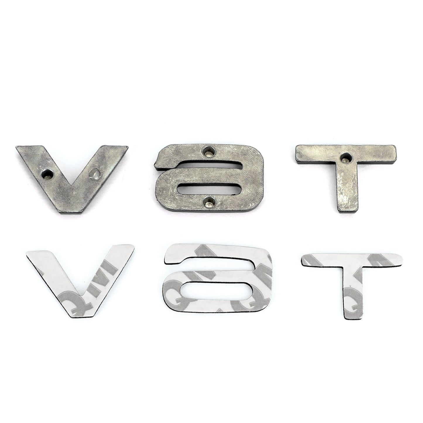 Badge emblème V6T pour Audi A1 A3 A4 A5 A6 A7 Q3 Q5 Q7 S7 S7 S8 S4 Sq5 Noir