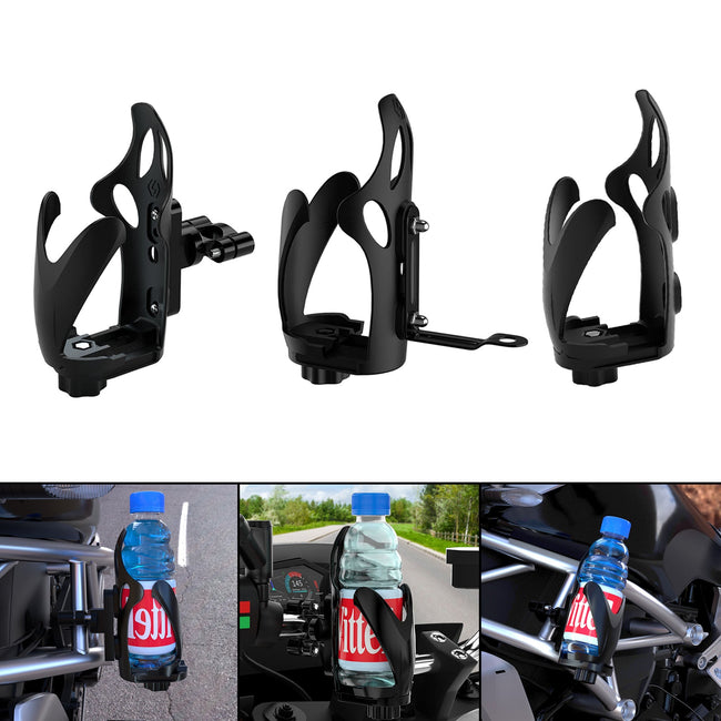 Porte-gobelet de guidon réglable pour moteur Porte-bouteille pour ATV Scooter Blackc Generic
