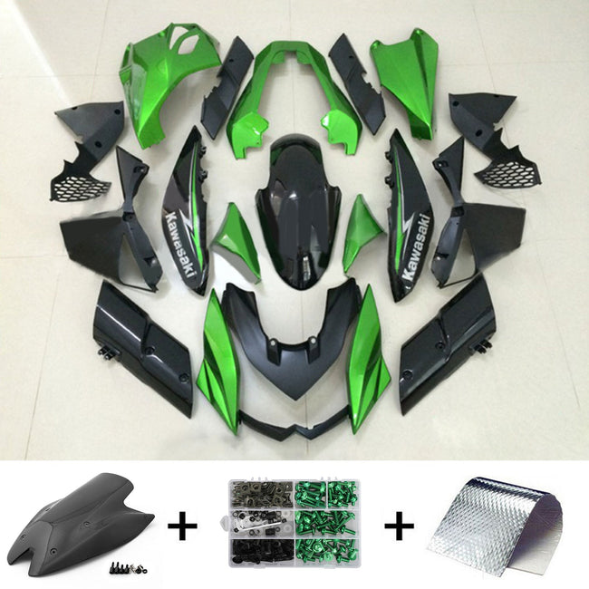 Amotopart Verkleidungsset für Kawasaki Z1000 2010–2013, Karosserie, Kunststoff, ABS